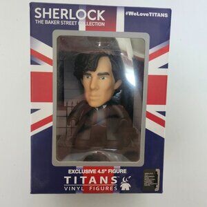 SHERLOCK HOLMES TITANS Vinyl Figure Nerd BLOCK Exclusive BNIP 4.5"